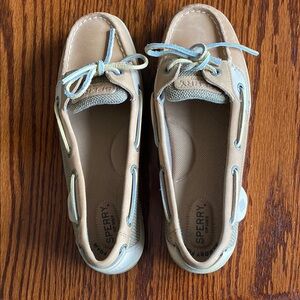 Sperry Tan Moccasins Classic Boat Style